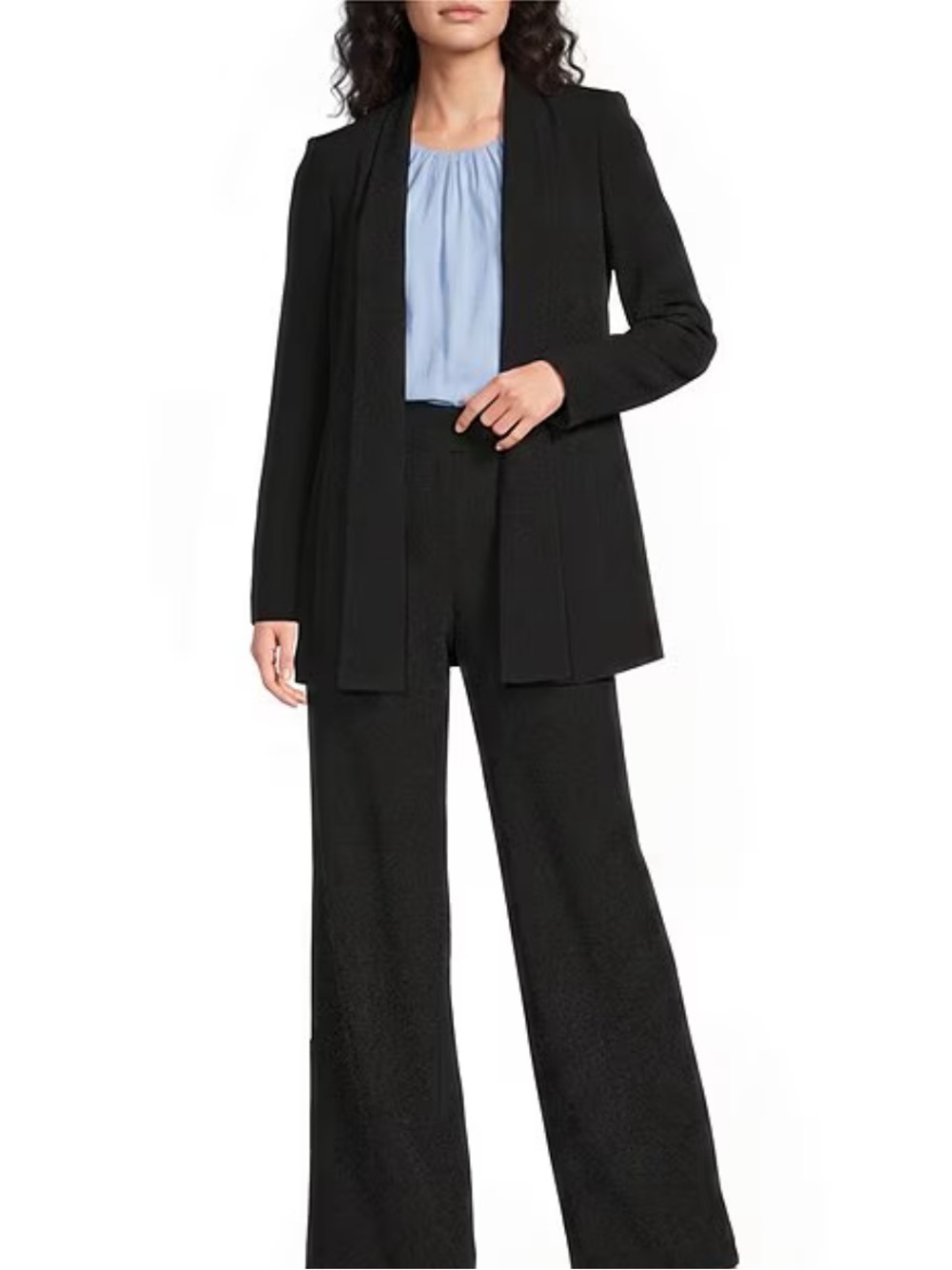 Calvin Klein Shawl Collar Open Front Blazer NWOT